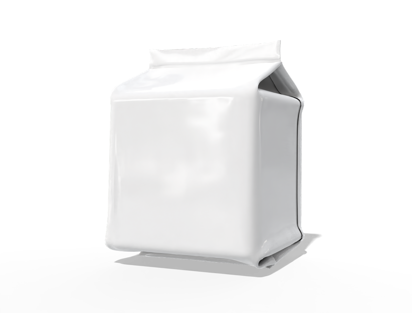 Standing pouch — Glossy plastic