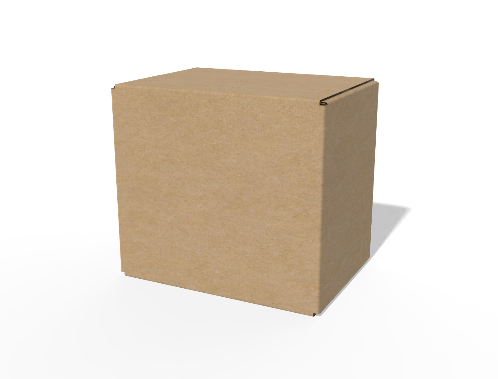 FEFCO 0231 regular slotted container (RSC) — B-flute corrugated board