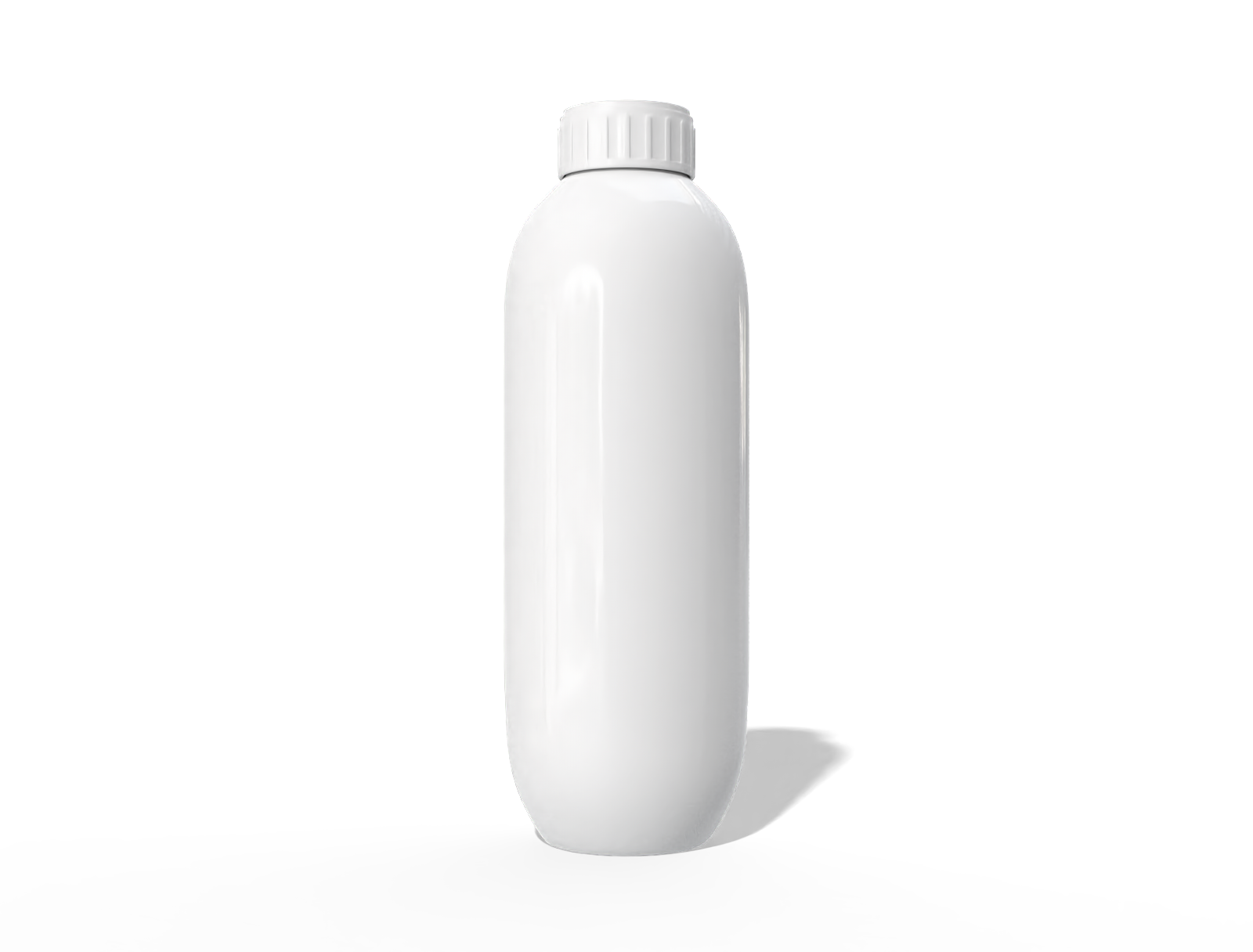 Supplement bottle — Glossy plastic