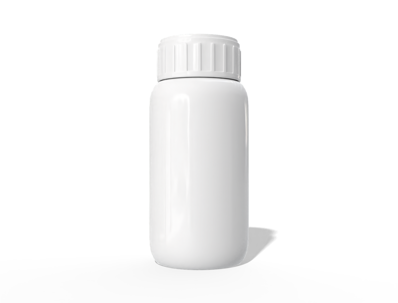 Supplement bottle — Glossy plastic