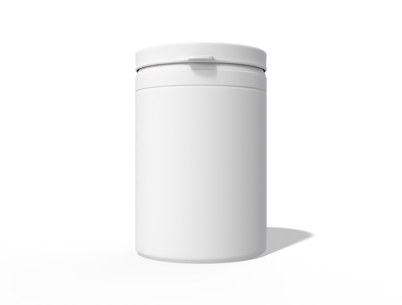 Powder plastic jar — Glossy plastic