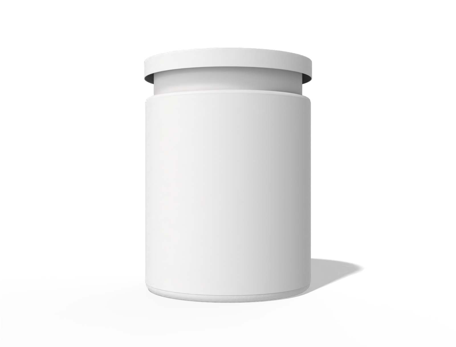 Packaging can plastic can — Clear glossy plastic