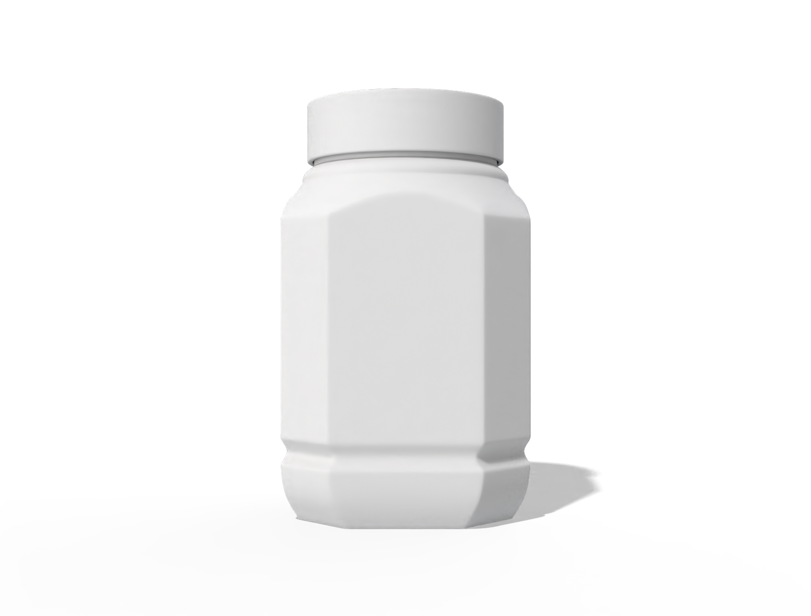Bottles glass jars — Clear glossy plastic