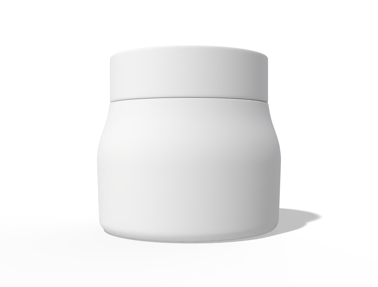 Cosmetic jar — Glossy plastic