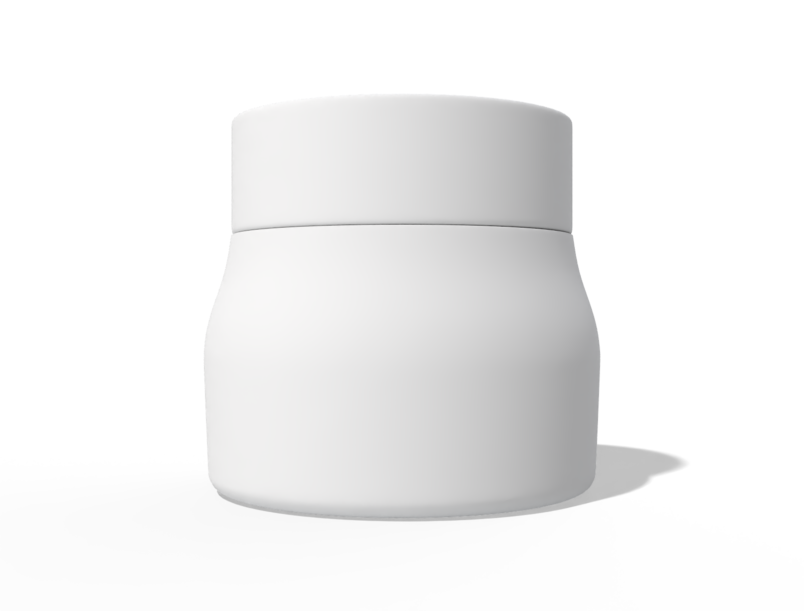 Cosmetic jar — Glossy plastic