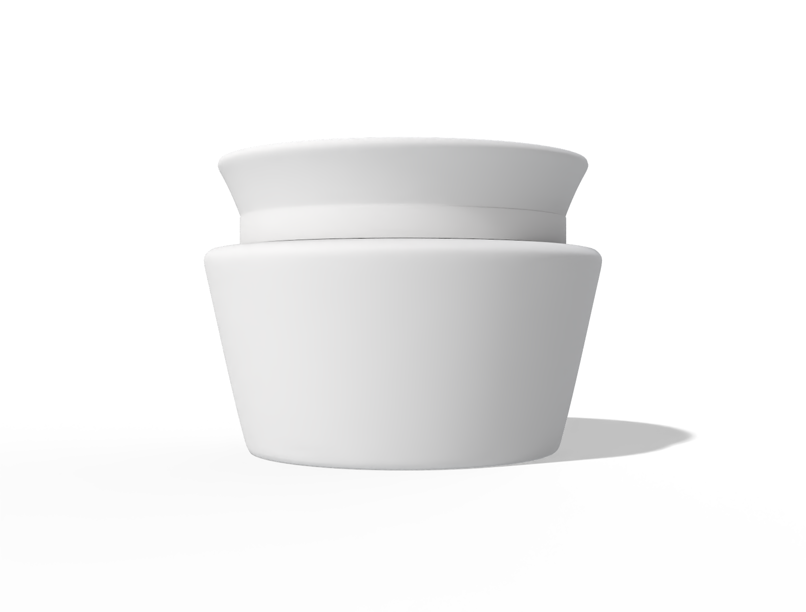 Cosmetic jar — Glossy plastic