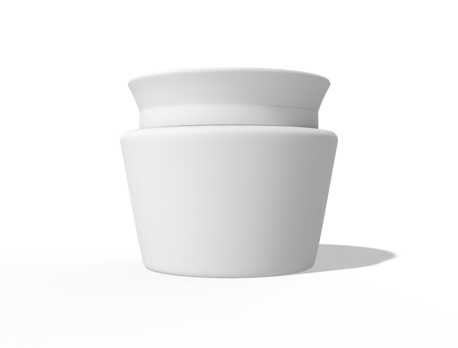 Cosmetic jar — Glossy plastic