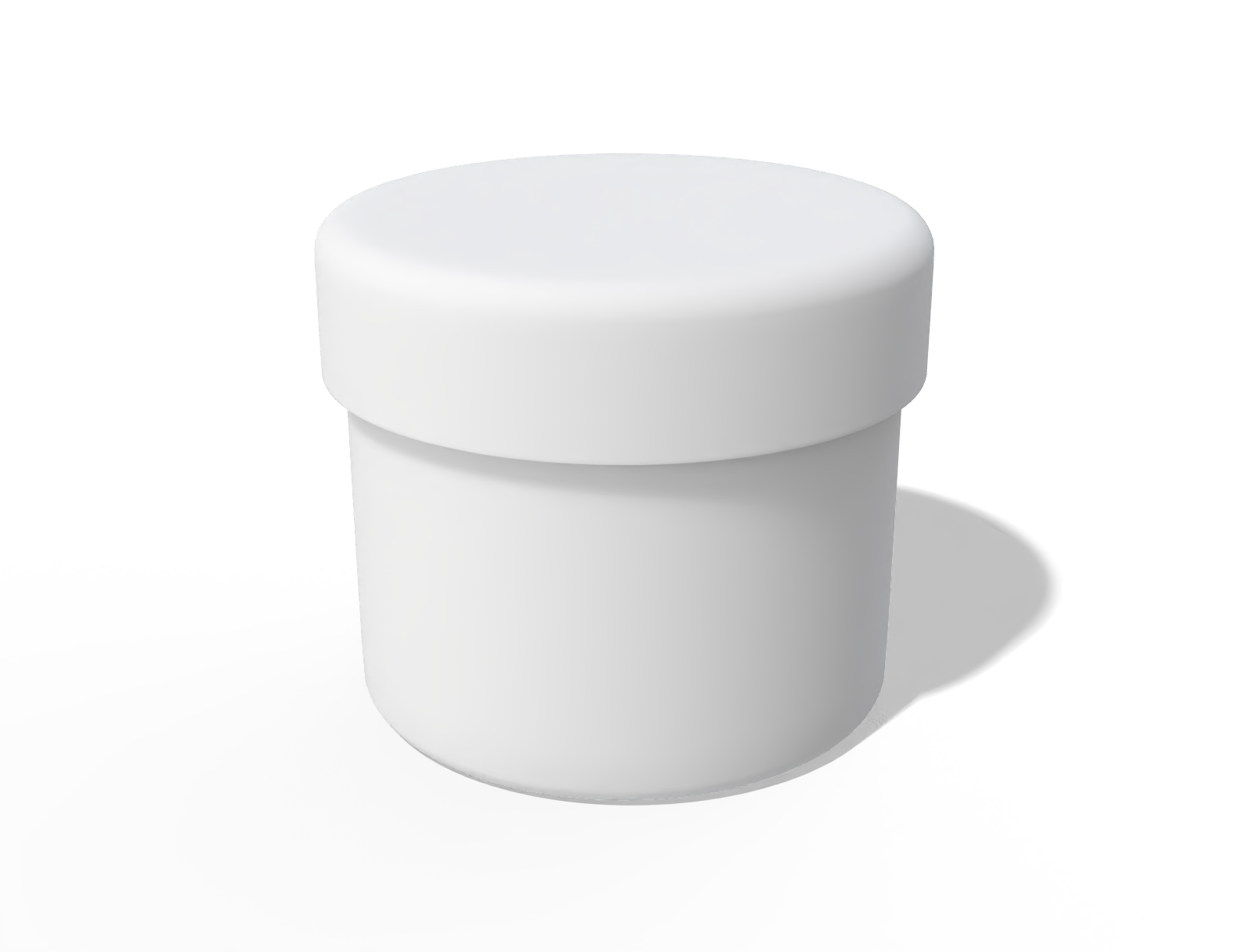 Pharmaceutical plastic jar — Glossy plastic