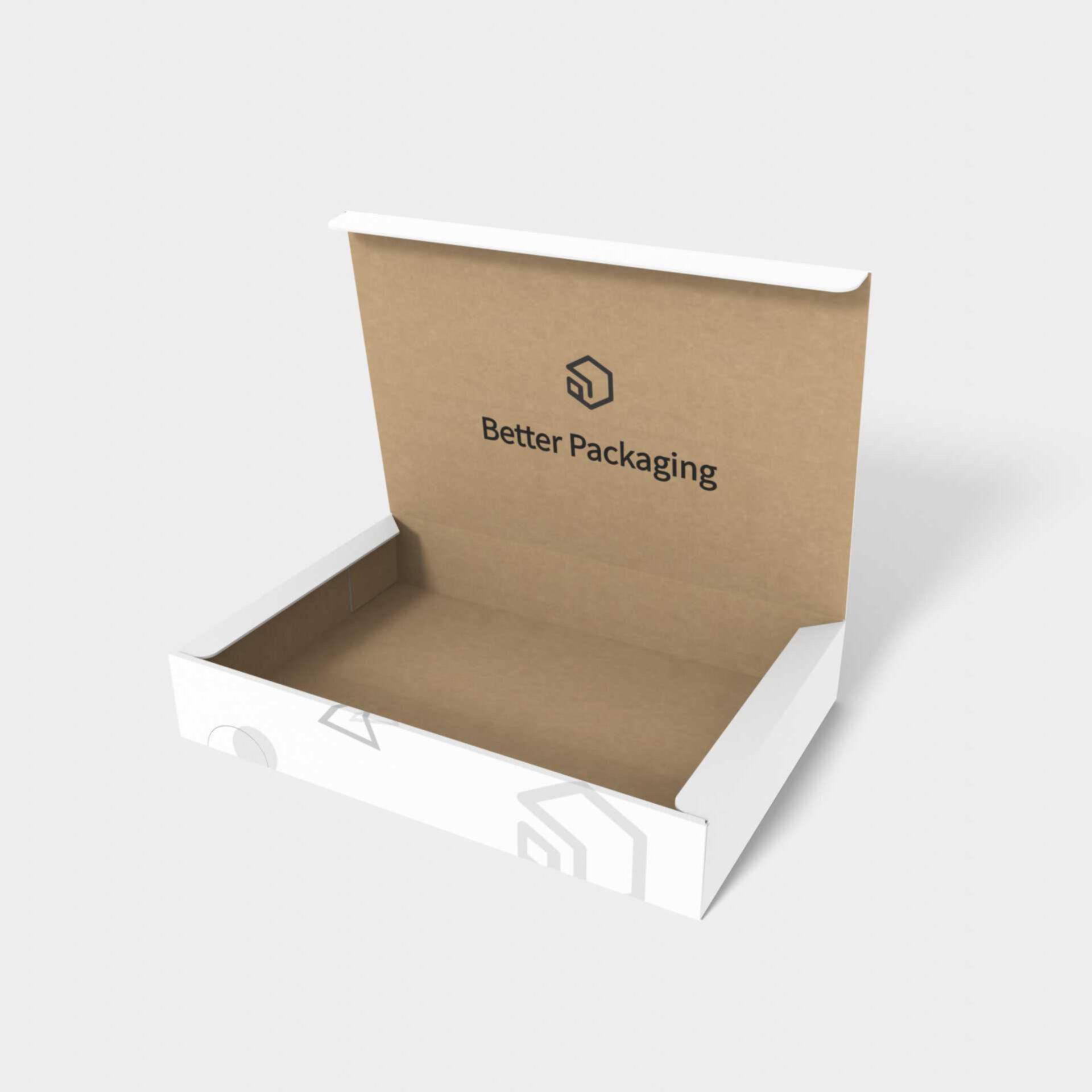 Flip top boxes flip covers single side — Corrugated board