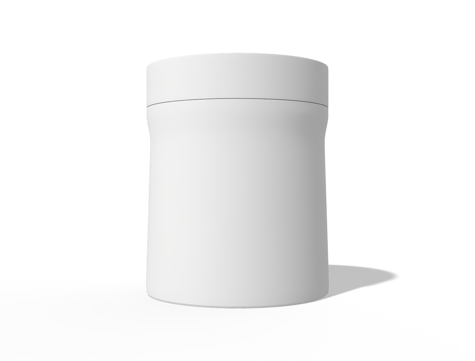Plastic jar — Glossy plastic