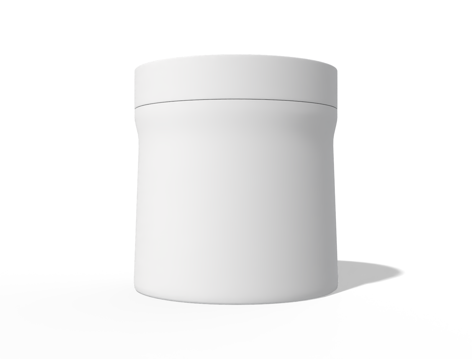Cosmetic jar — Glossy plastic
