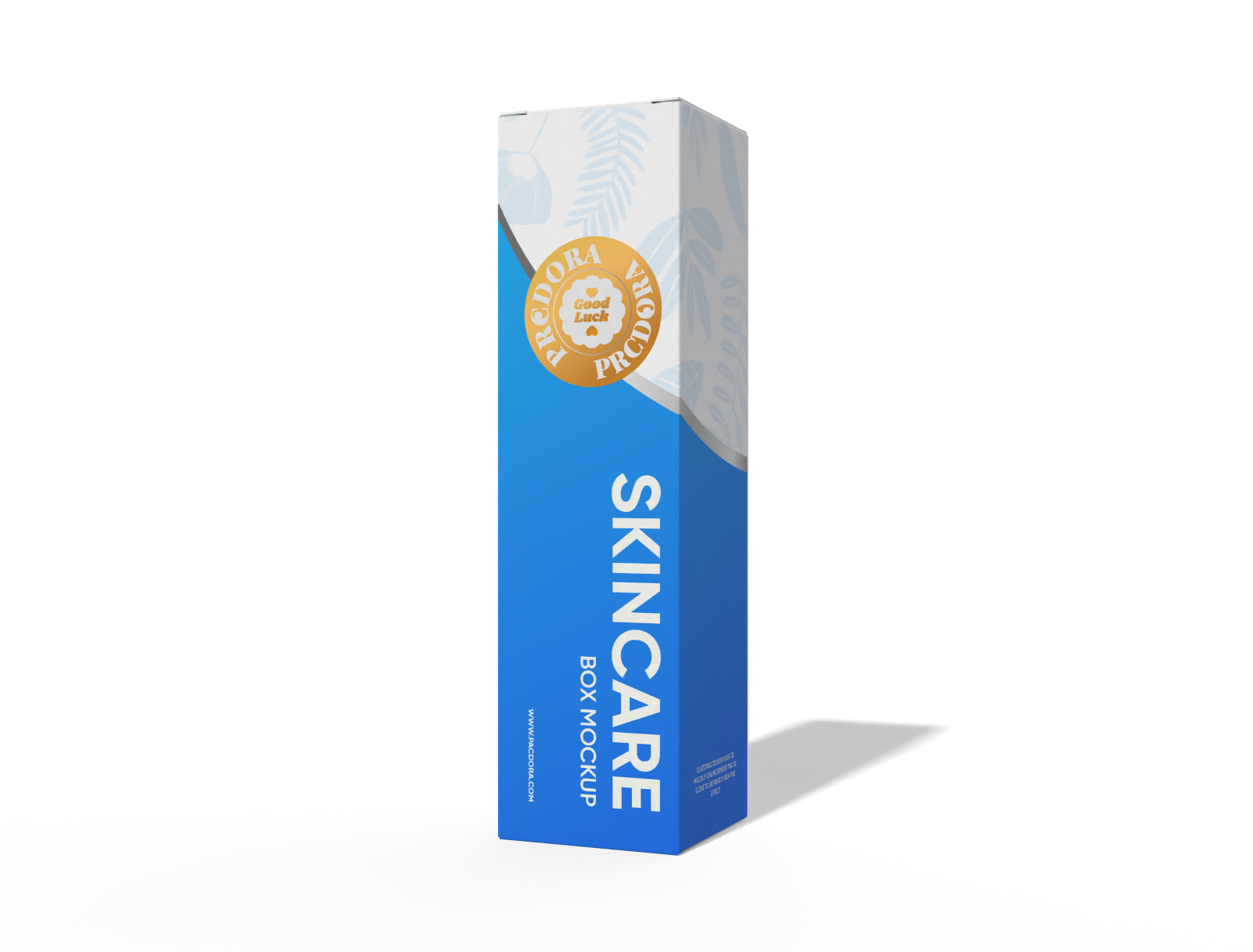 Skincare product box — White paperboard