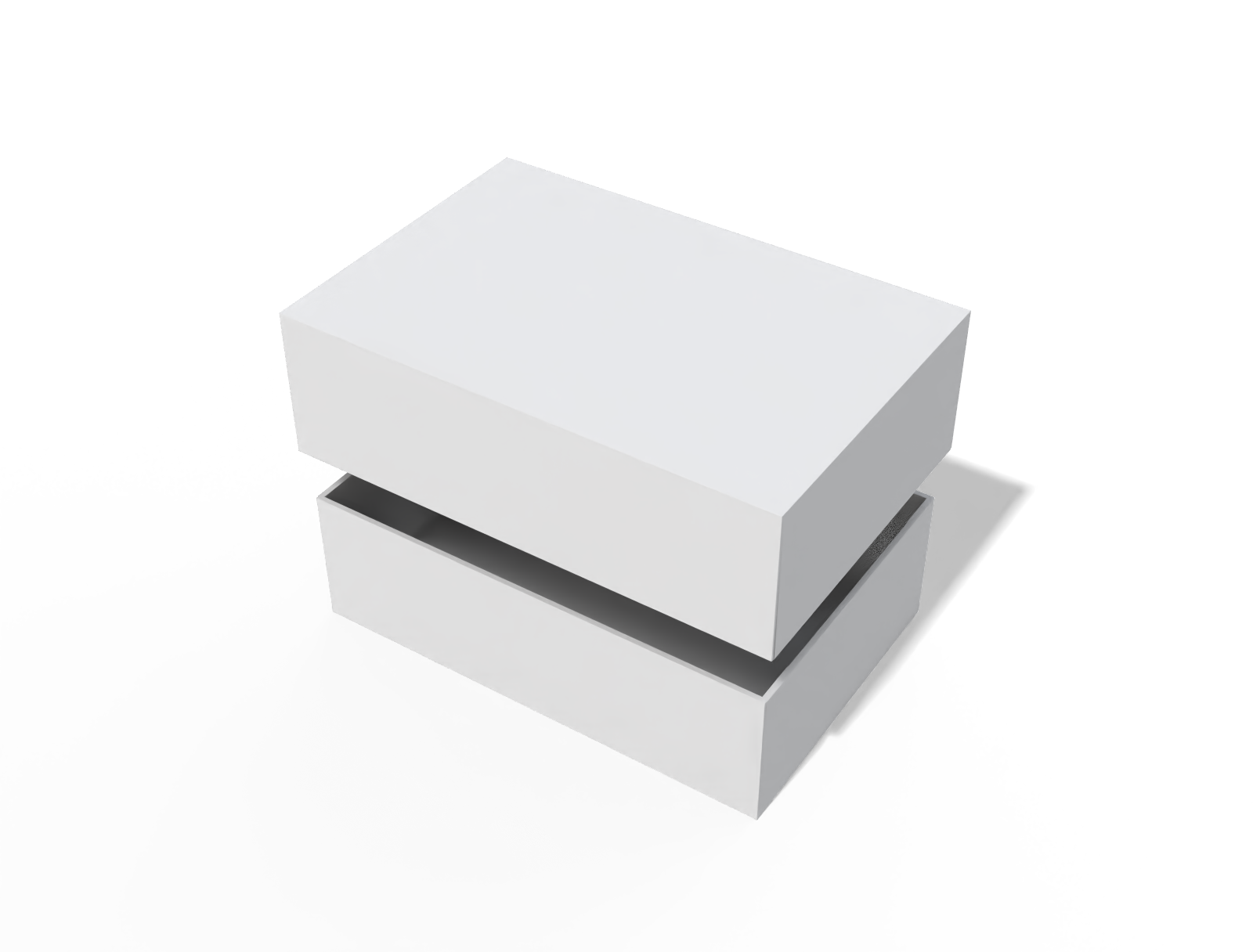 Sunscreen box — White paperboard
