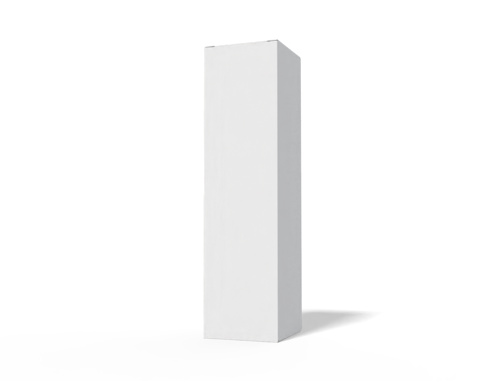 Lotion box — White paperboard