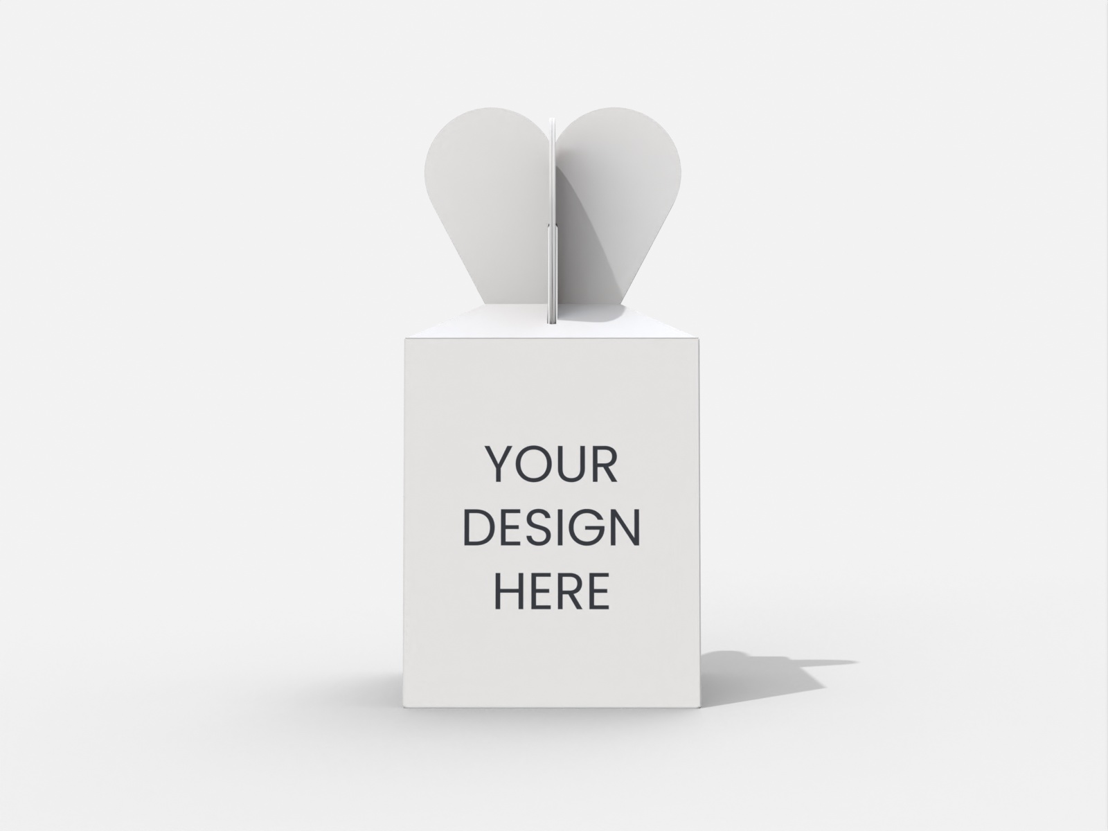 Christmas eve gift box packaging — White paperboard