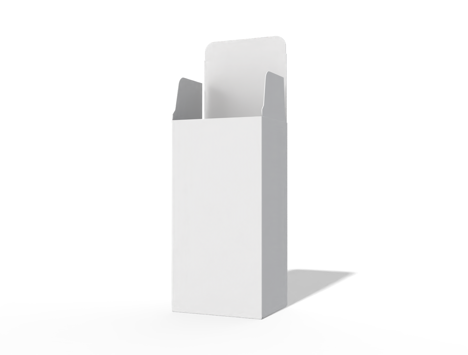 Body Lotion Box — White paperboard