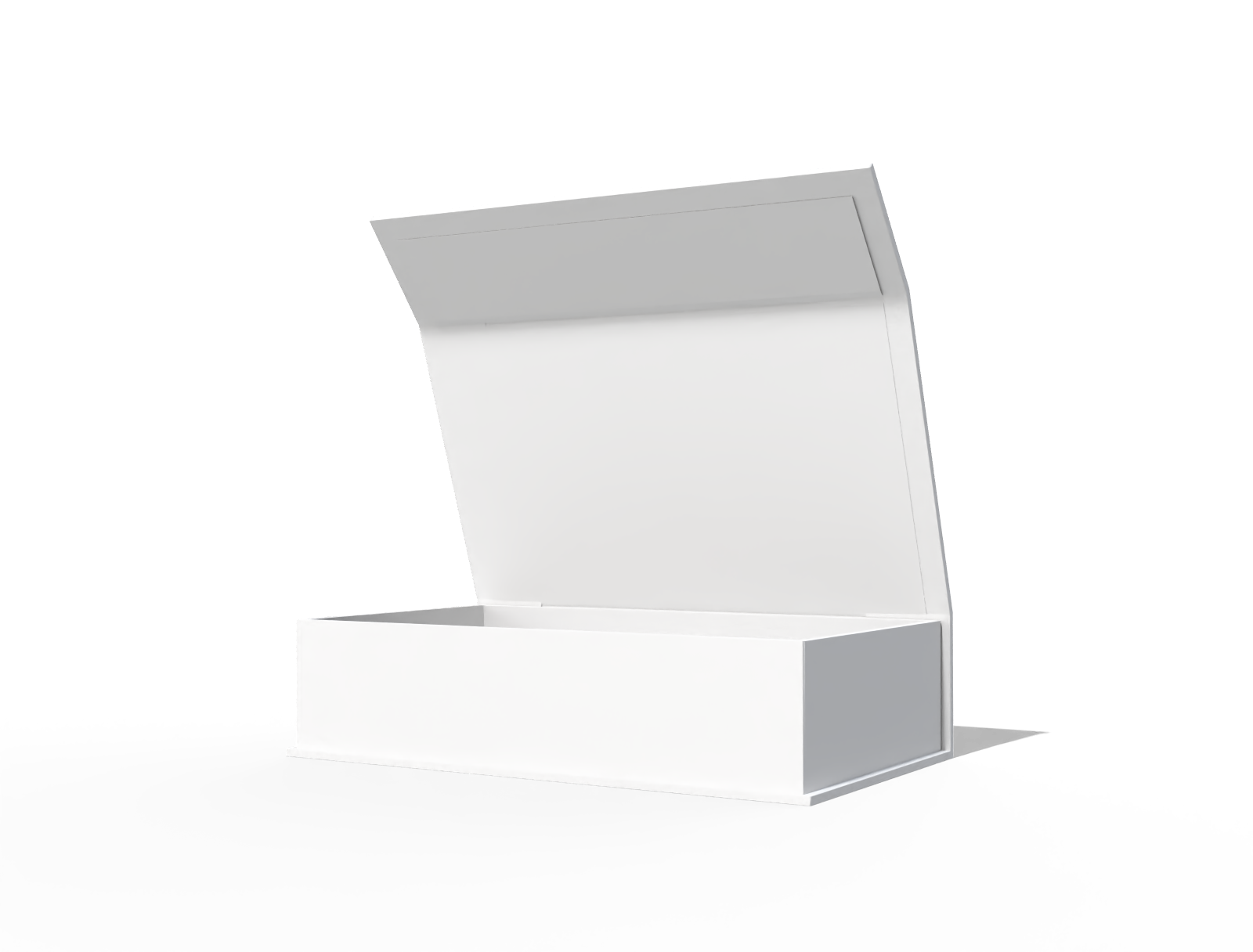Flip top body lotion box — White paperboard