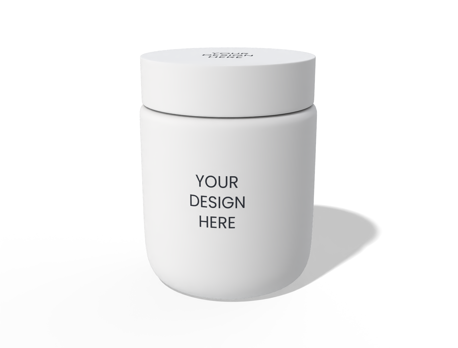 Cosmetic jar — Glossy plastic
