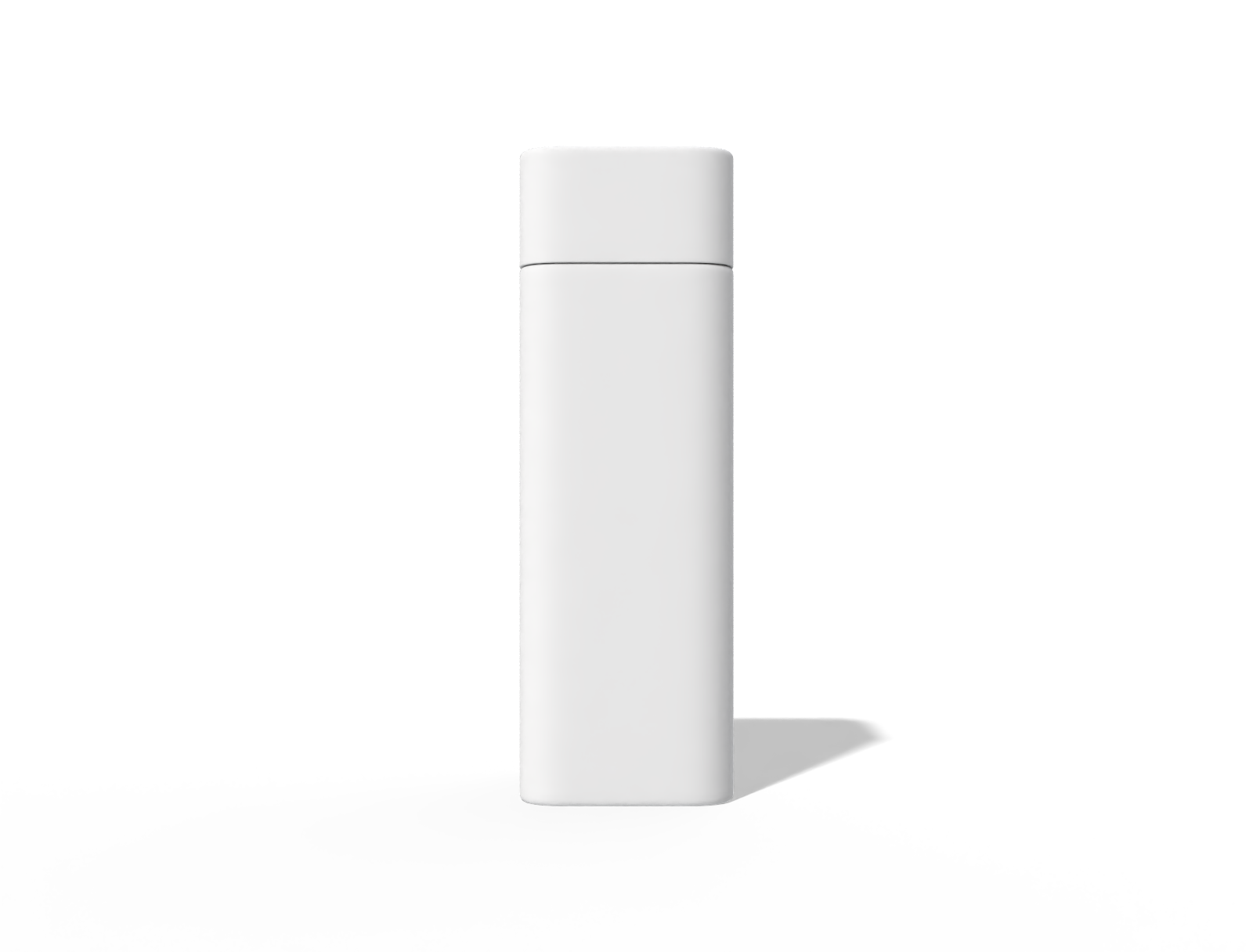 Square jar plastic cans can — Clear glossy plastic