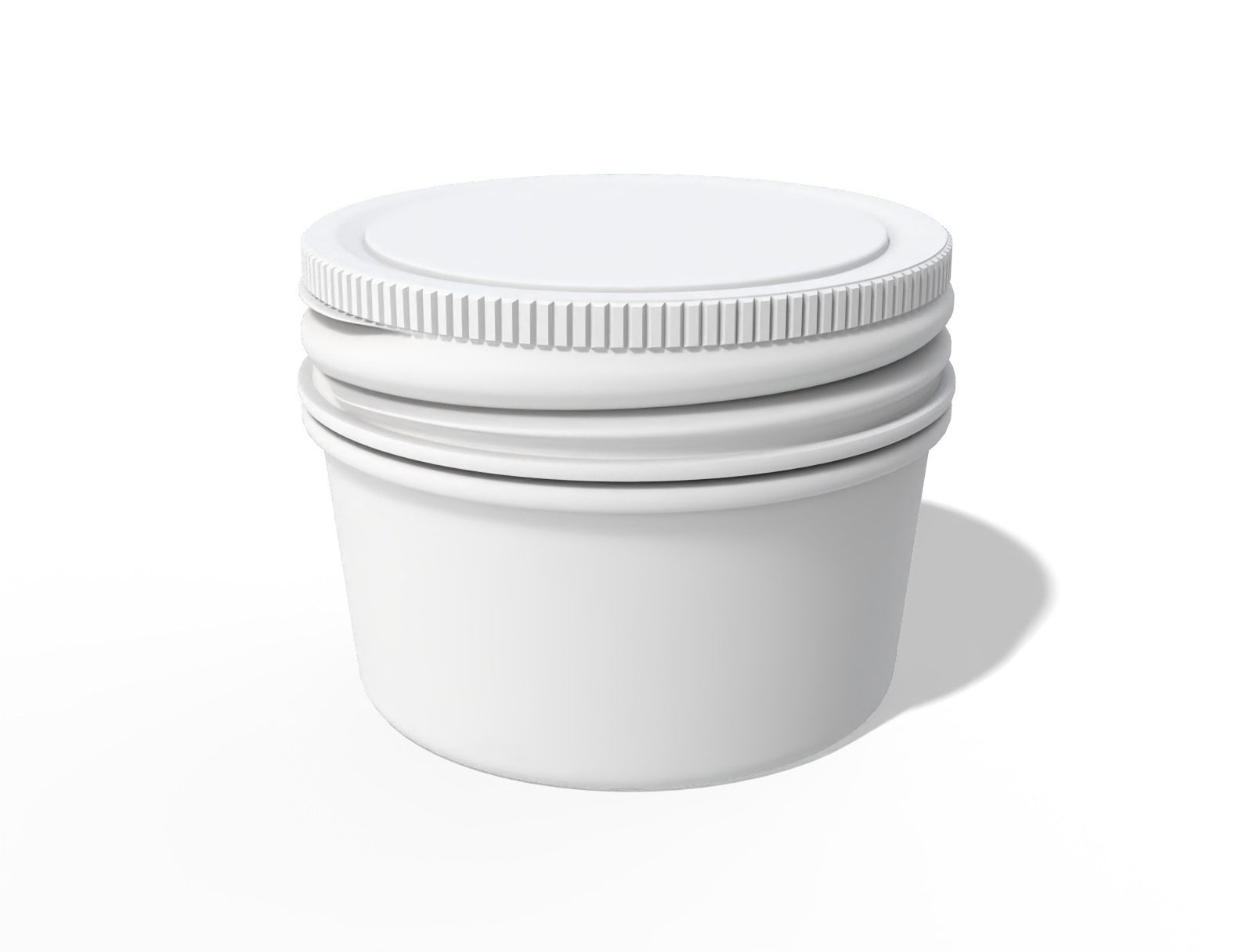 Cans plastic bottles plastic cans — Clear glossy plastic