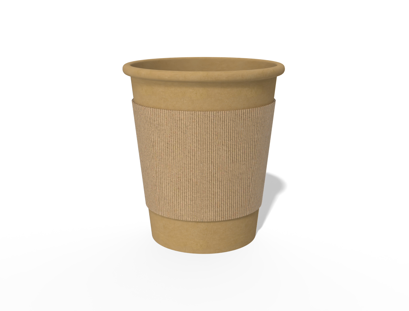 Cardboard coffee cup — Kraft paper