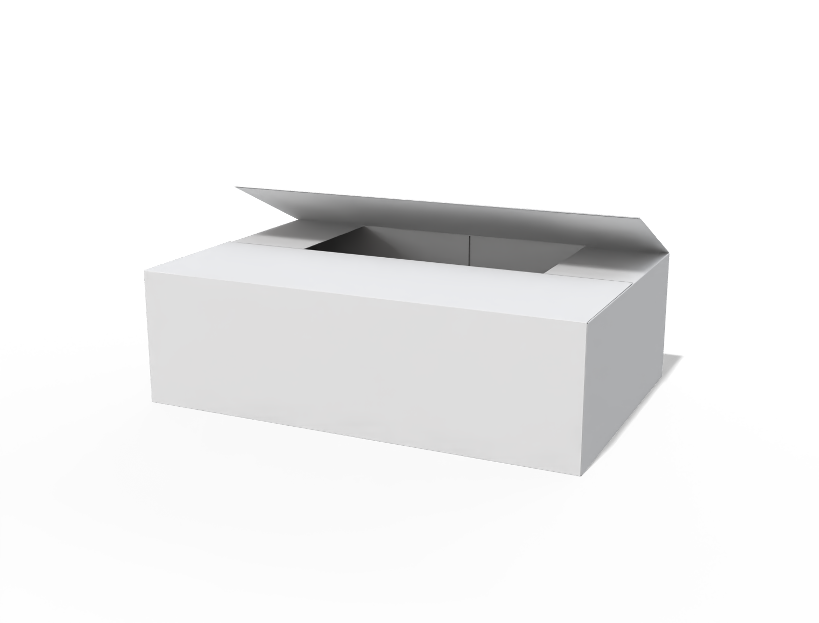 Cosmetic outer packaging box — White paperboard