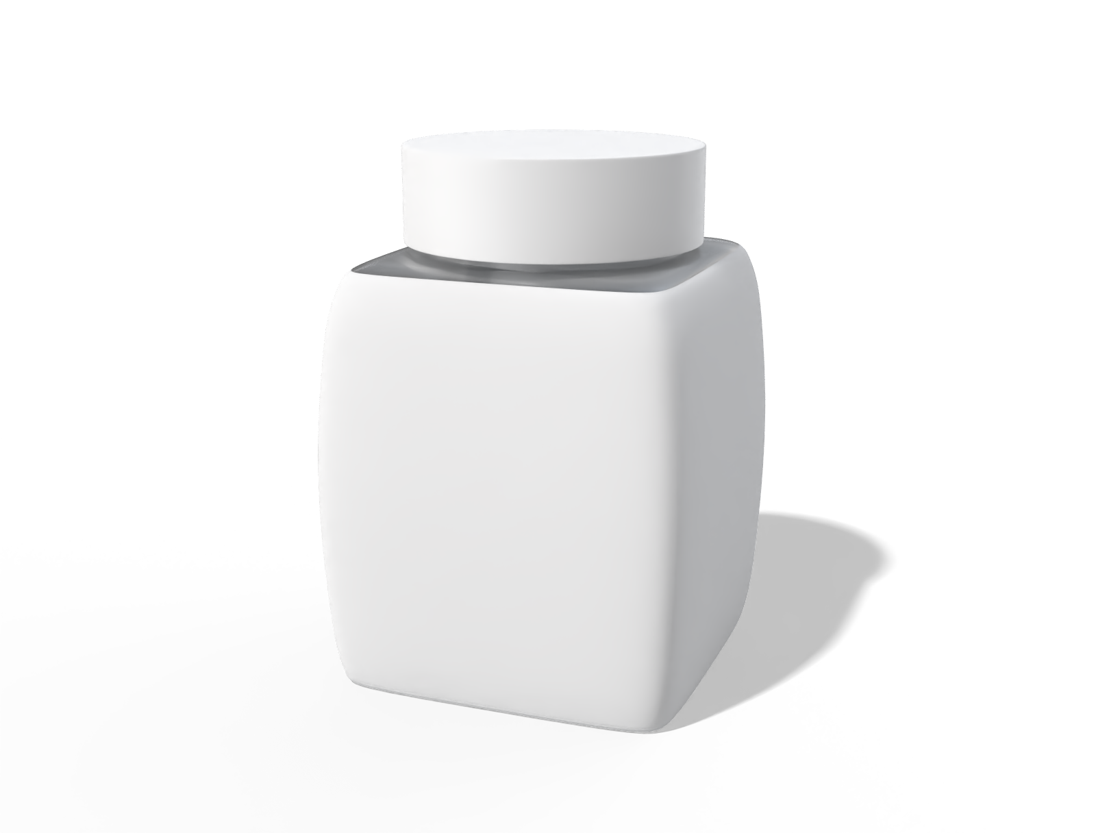 Cosmetic bottle — Clear glossy plastic