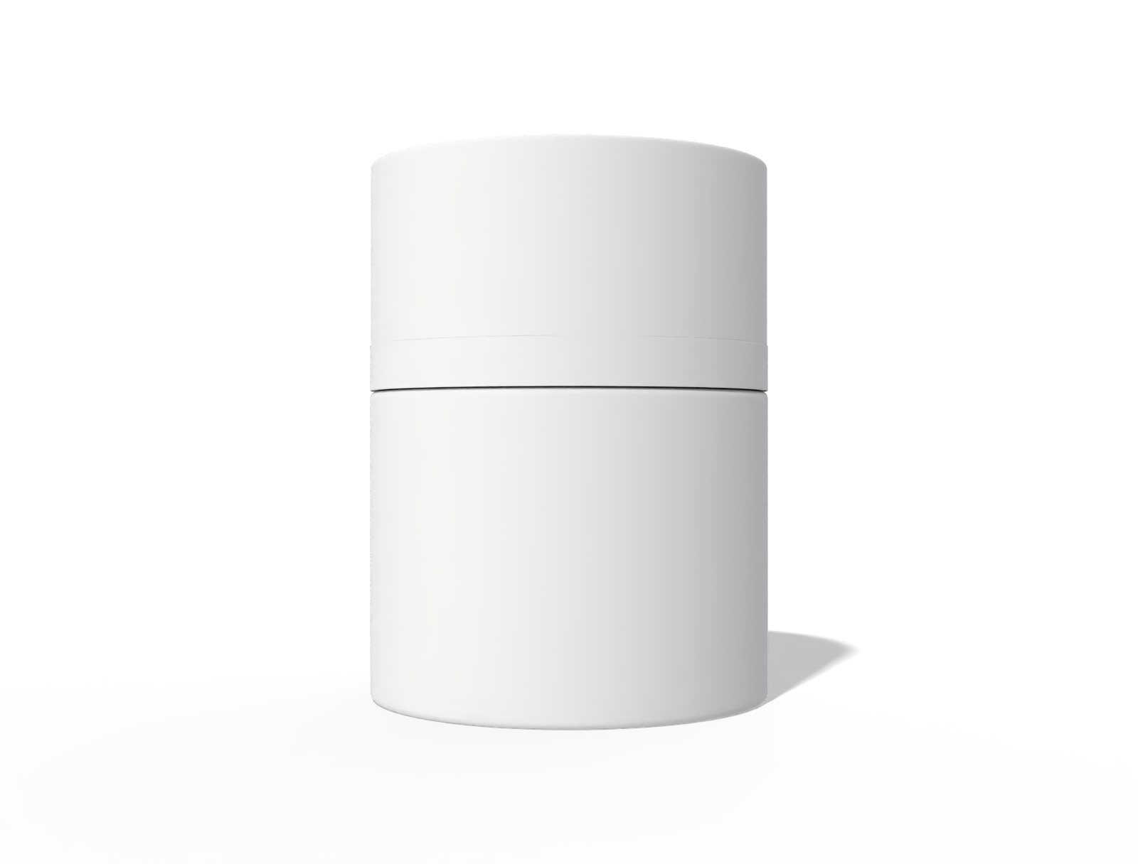 Cosmetic pump jar — Clear glossy plastic