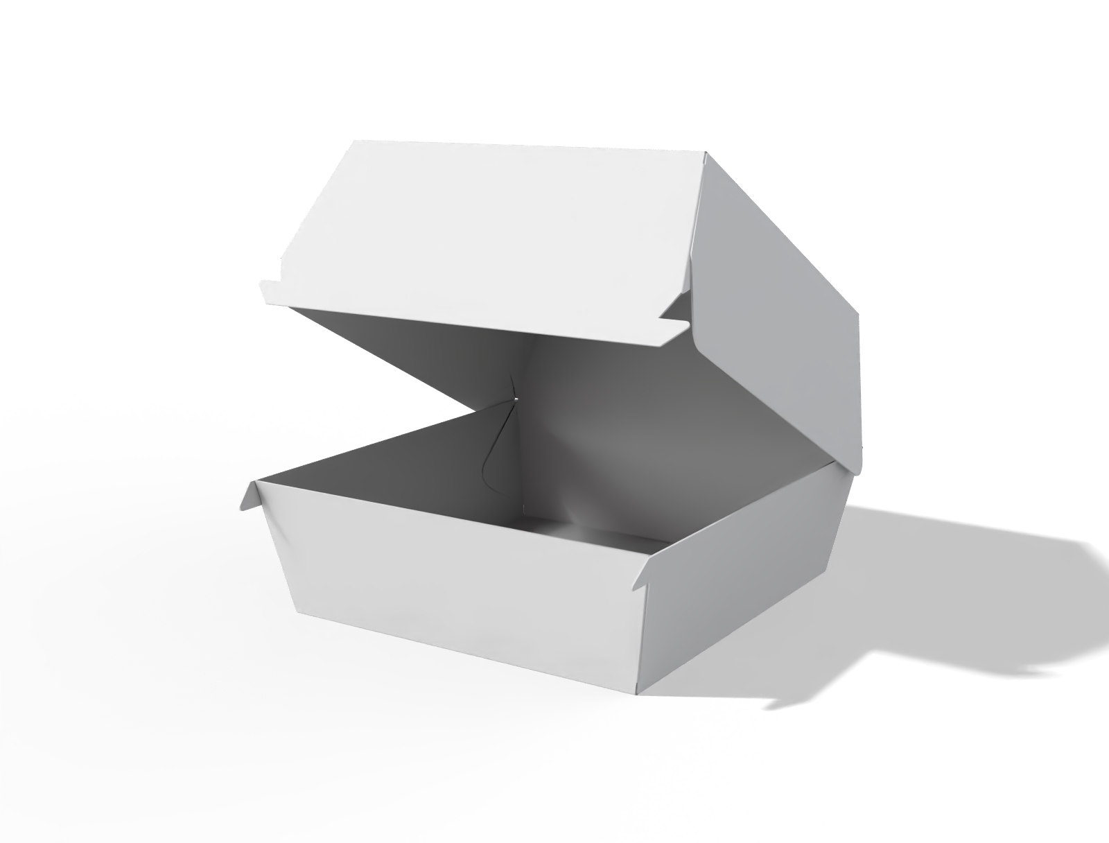 Cake box — White paperboard