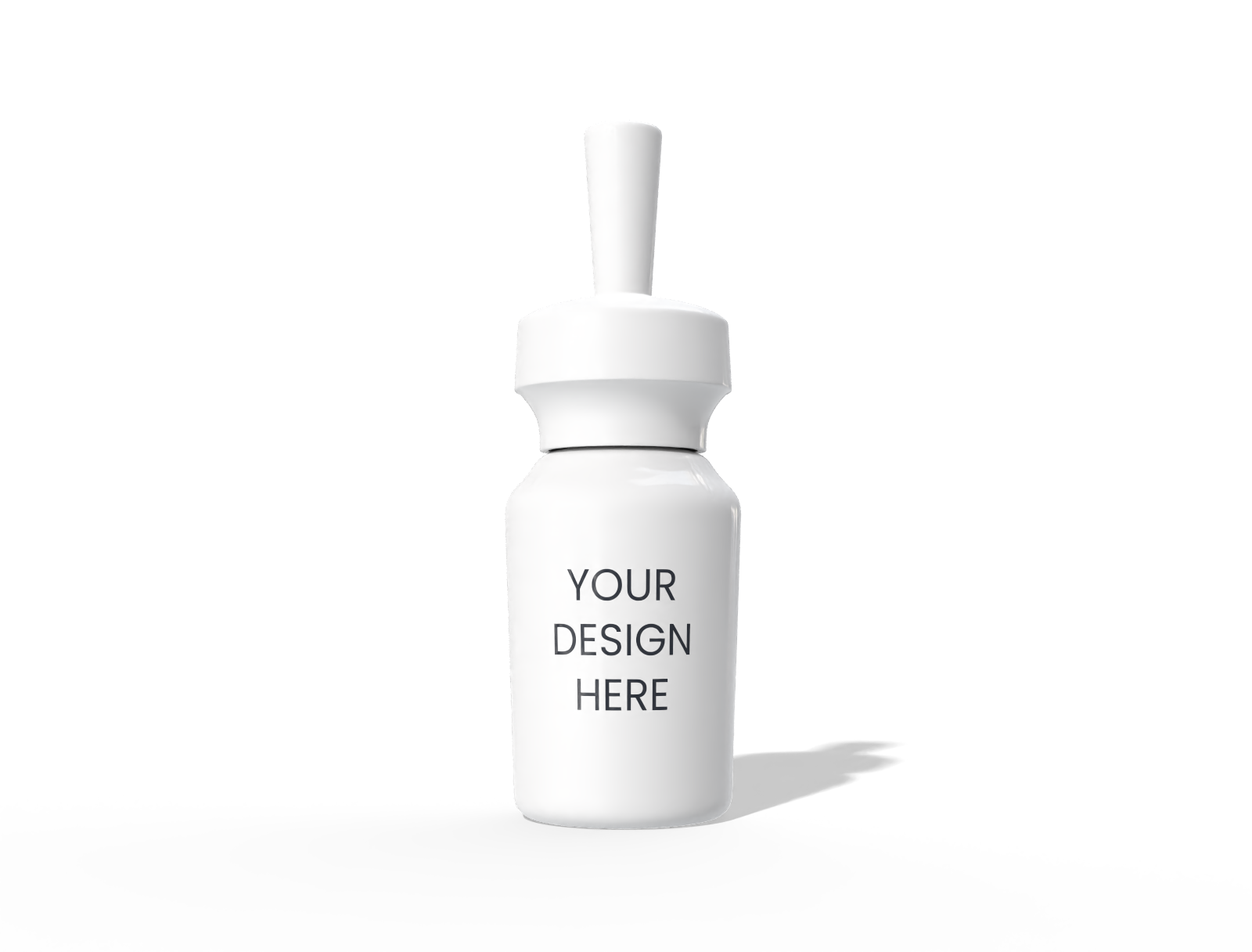 Dropper bottle — Glossy glass
