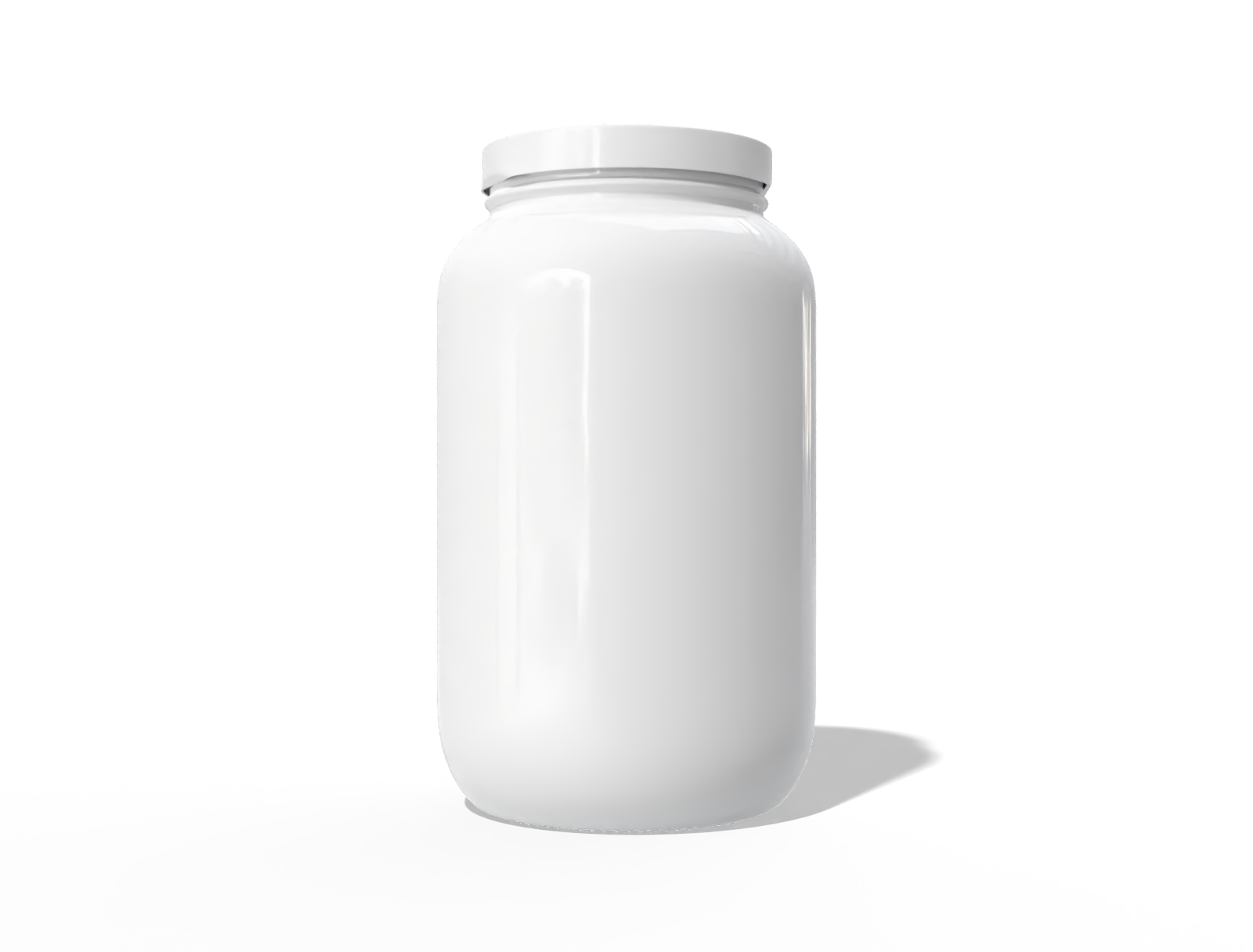 Glass jar — Glossy glass