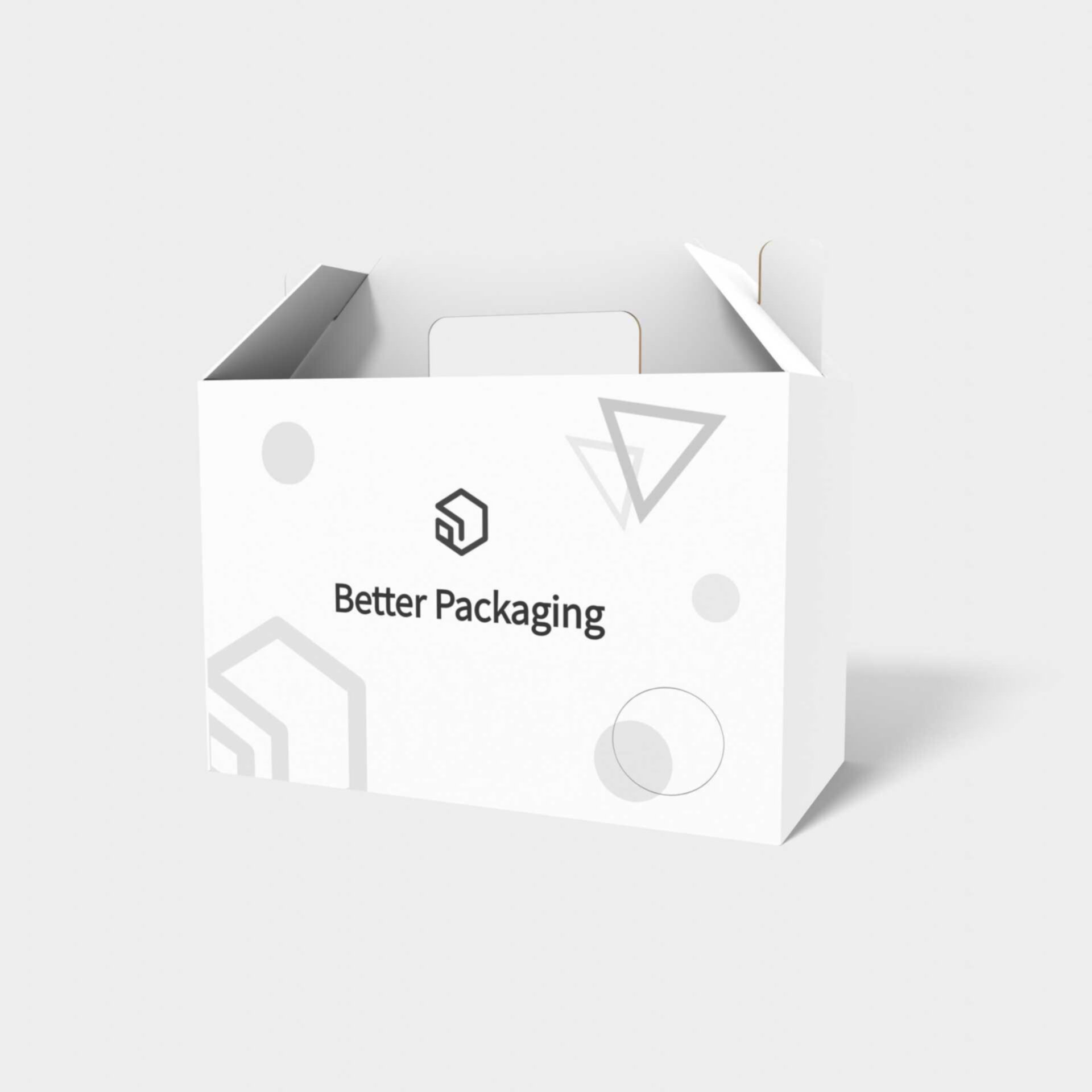 Tuck end box variations auto lock bottom polygonal — Corrugated board