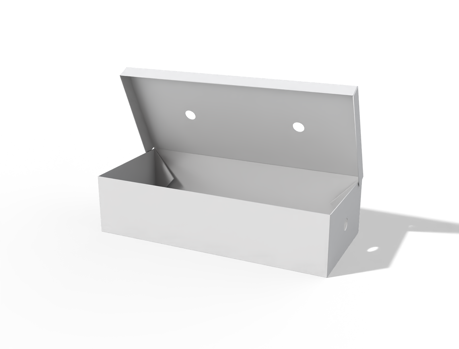 Cake box — White paperboard