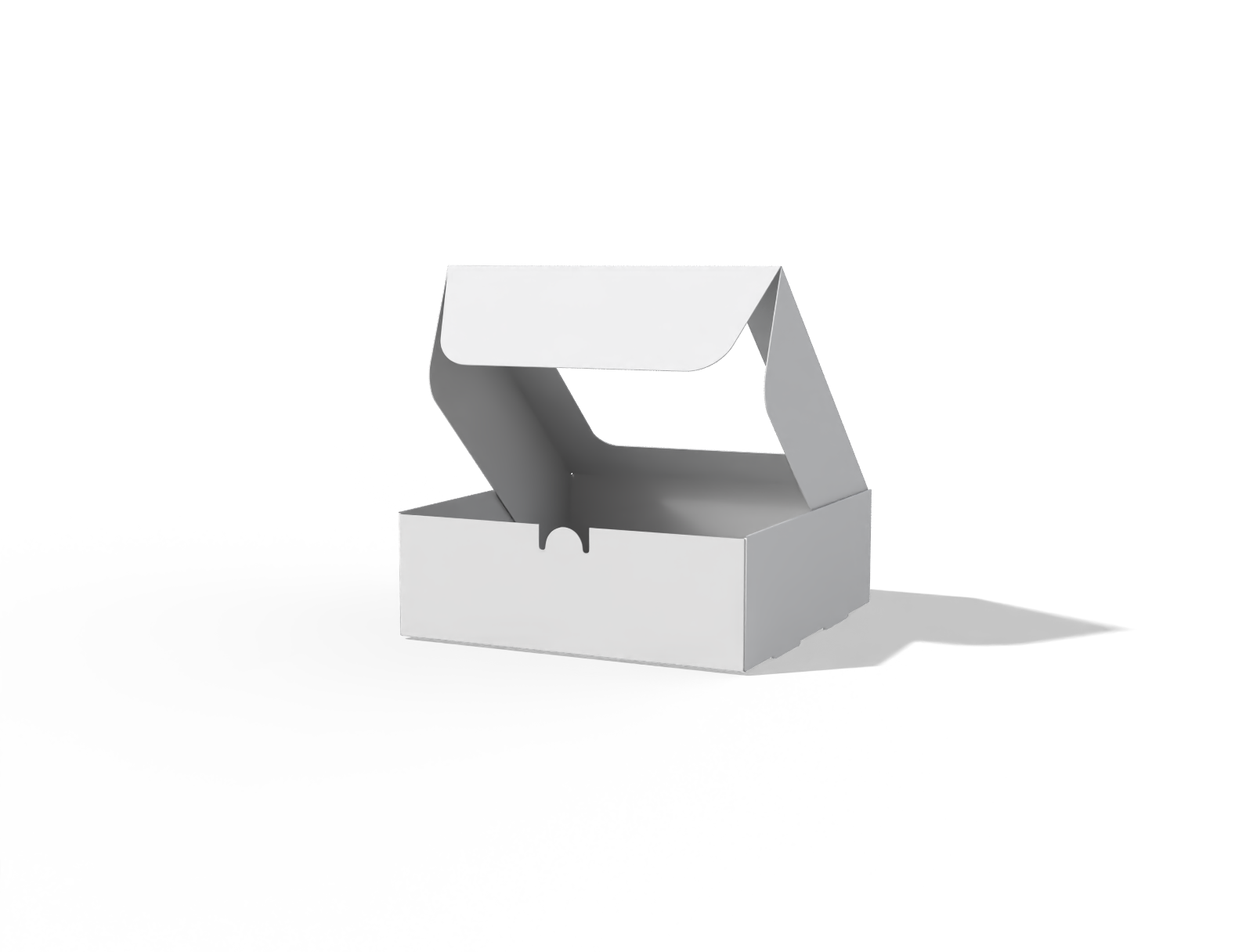 Cake box — White paperboard