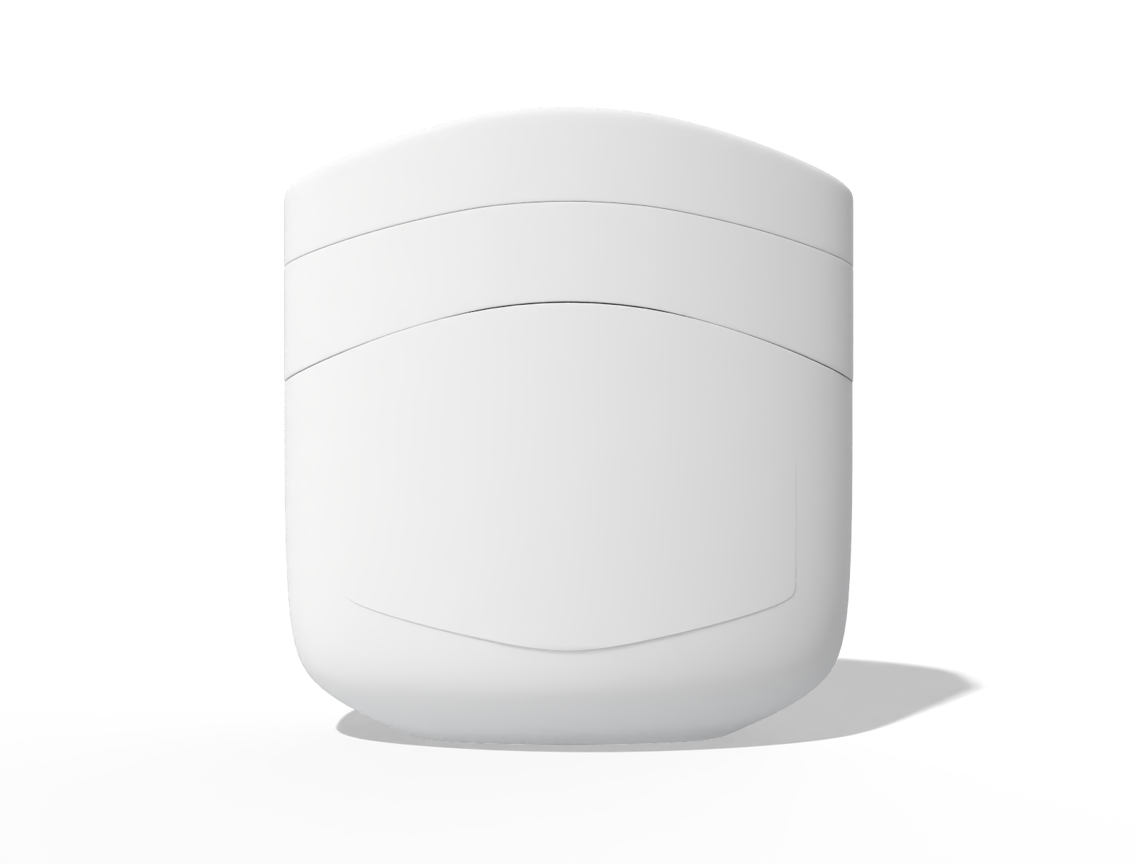 Plastic jar — Clear glossy plastic