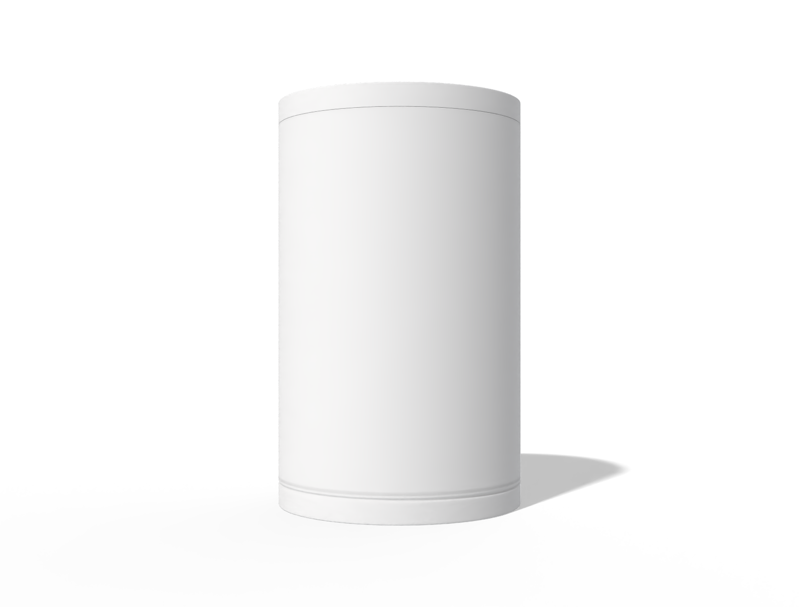 Plastic bottle with cap product label plastic cans — Clear glossy plastic