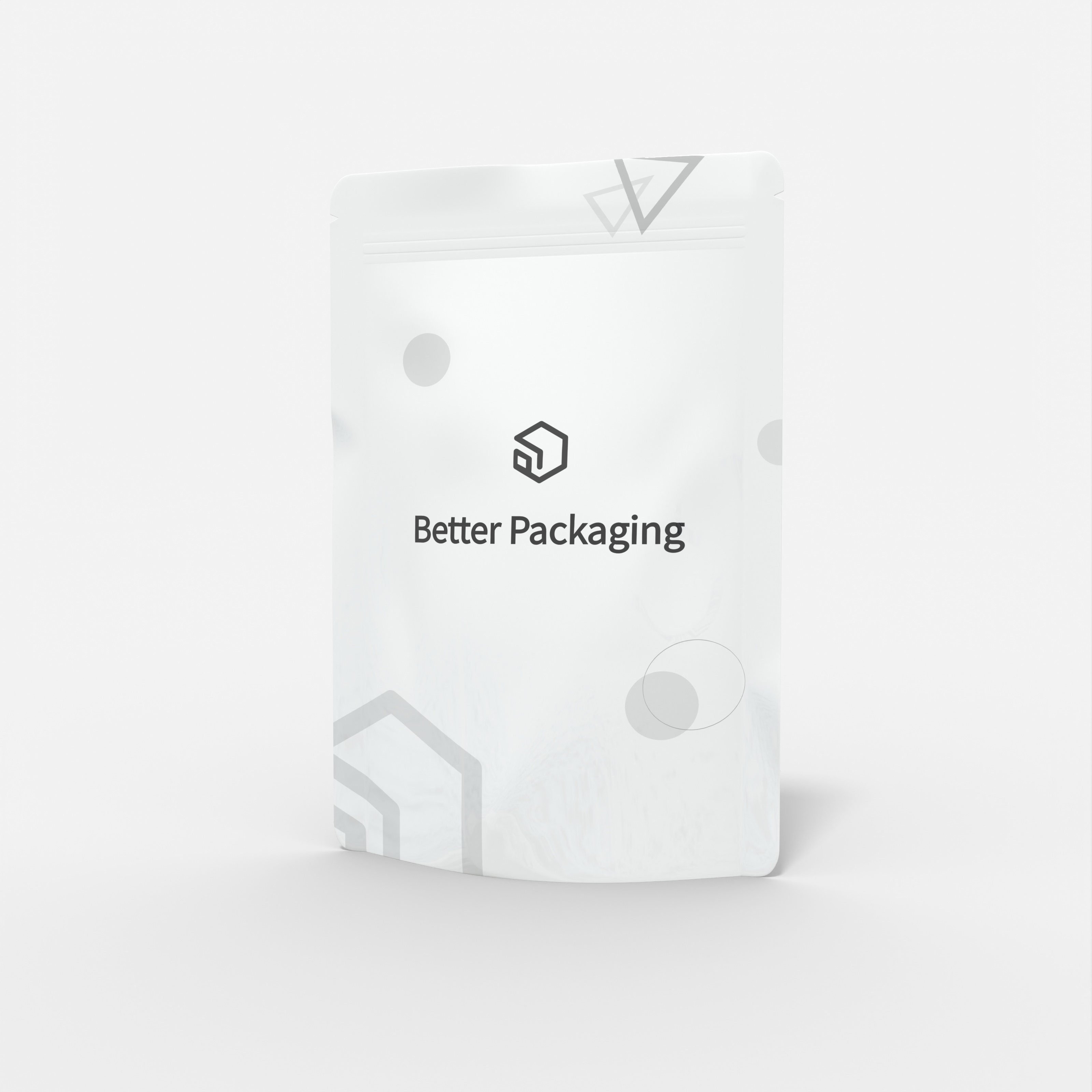 Stand-up pouch — Glossy plastic