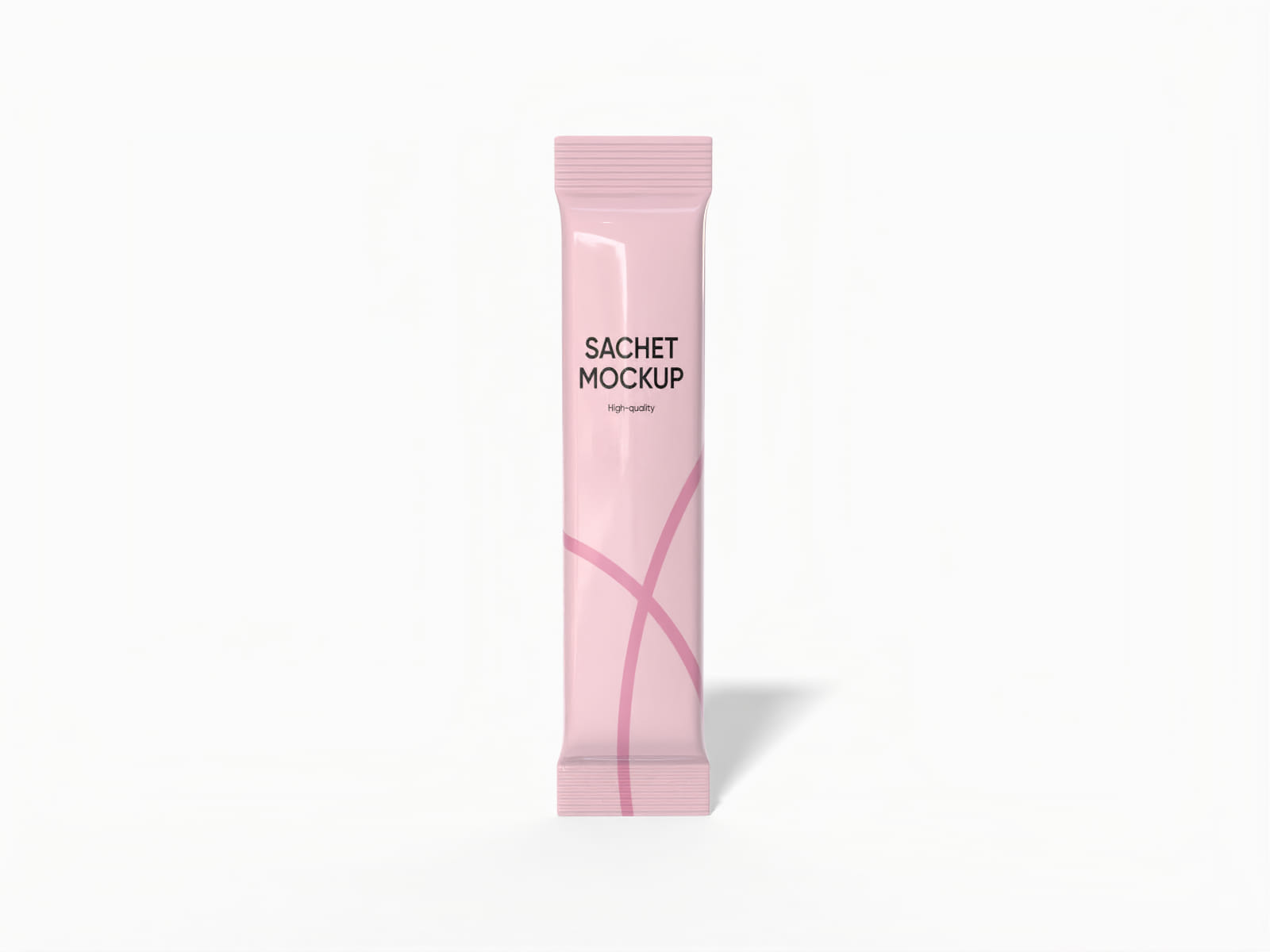 Coffee sachet — Glossy plastic