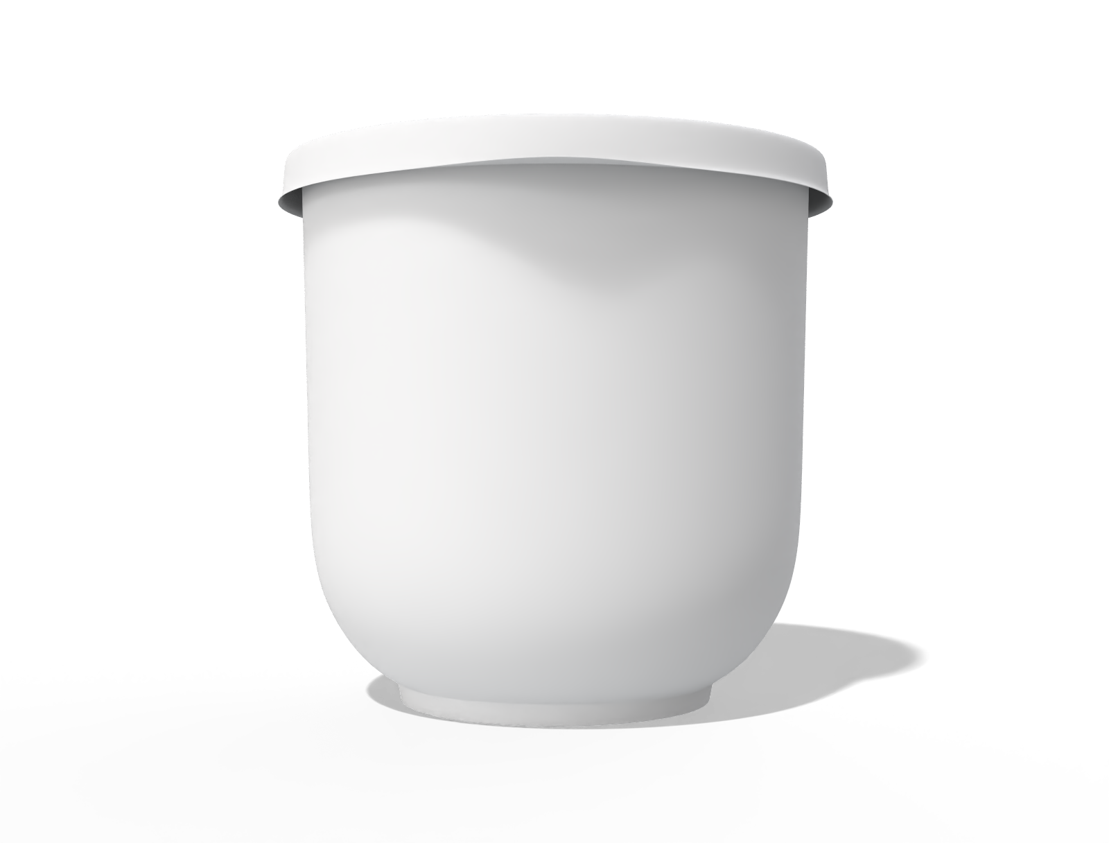 Insulated tumbler — Clear glossy plastic