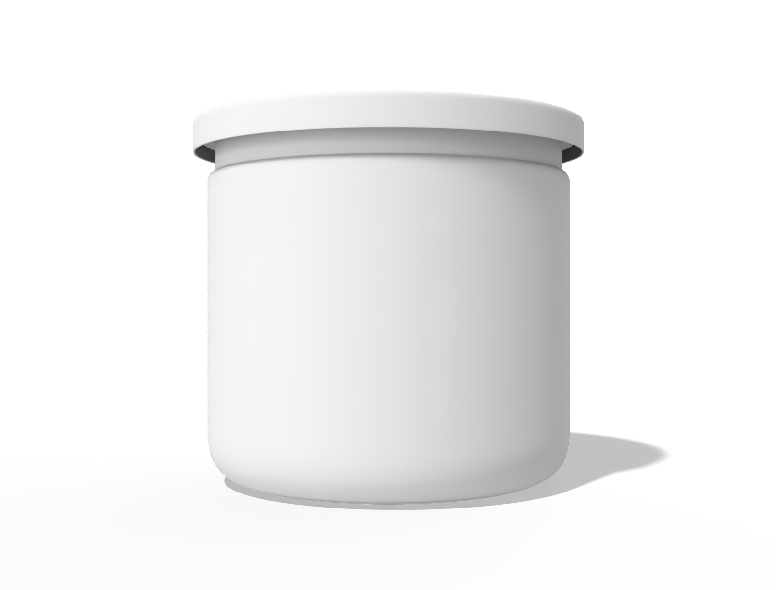 Packaging can plastic can — Clear glossy plastic