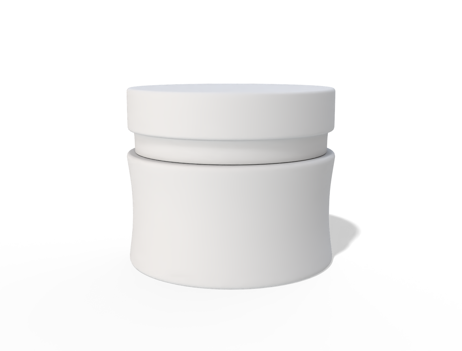 40ml Clear cosmetic cream jar — Glossy plastic