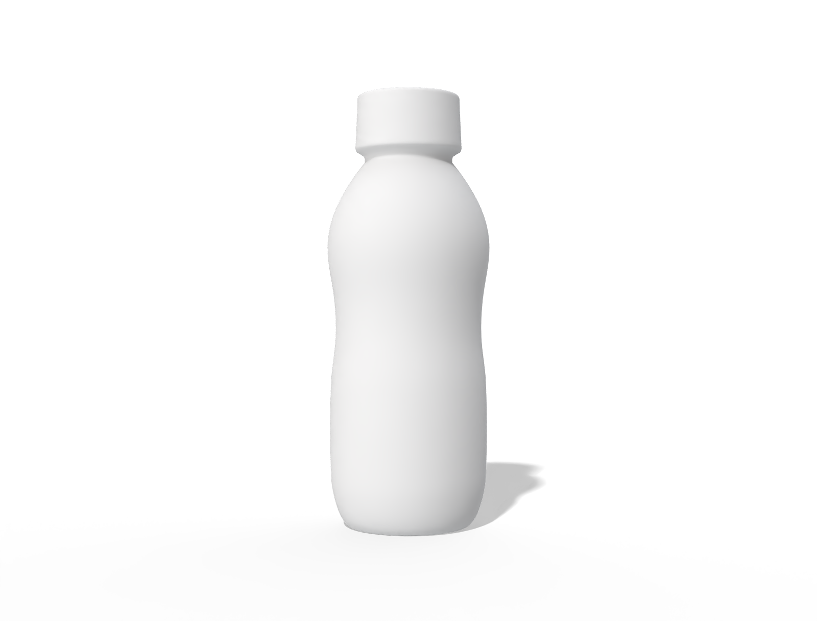 Plastic bottle — Glossy plastic