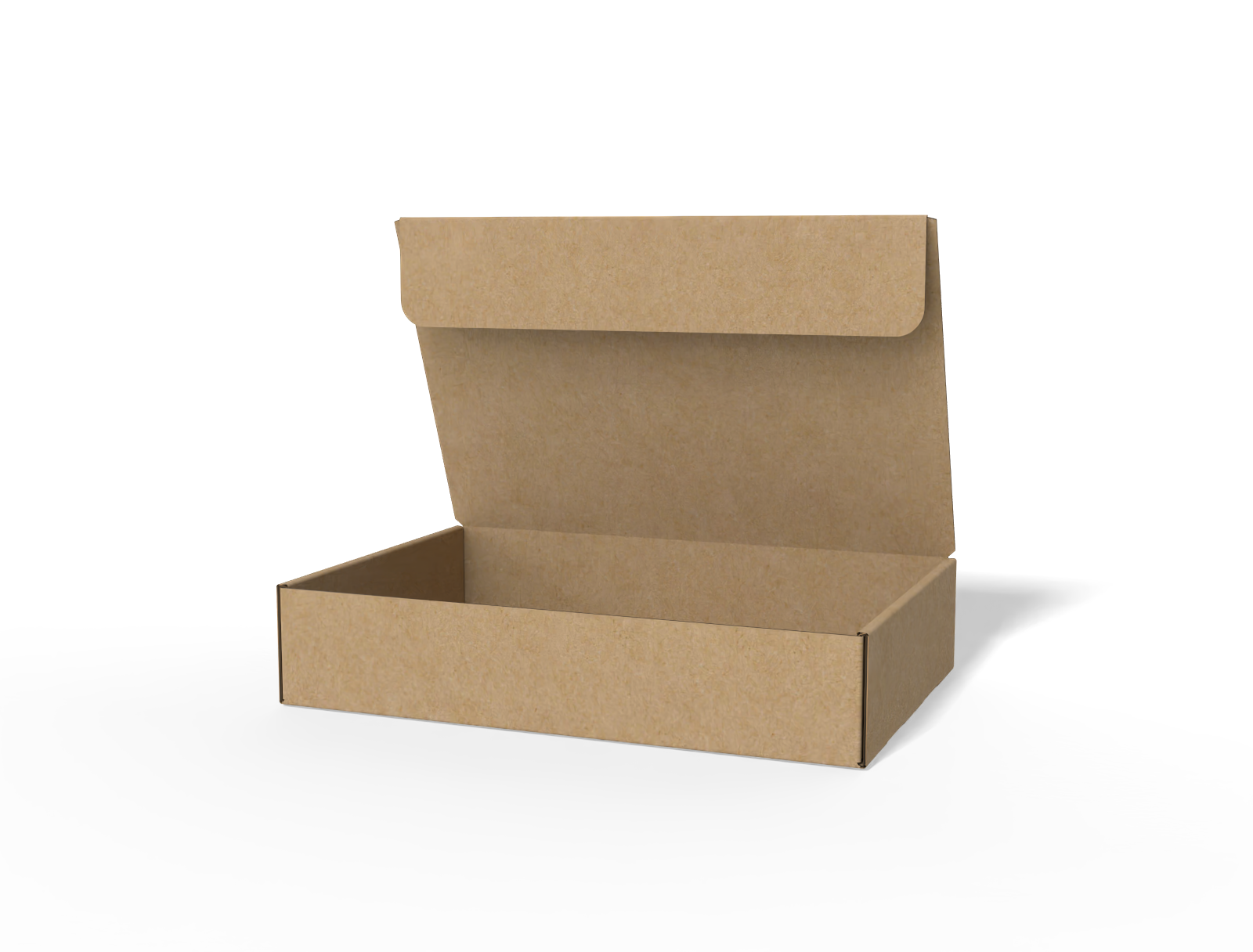 FEFCO 0421 flip top mailer box — Corrugated board