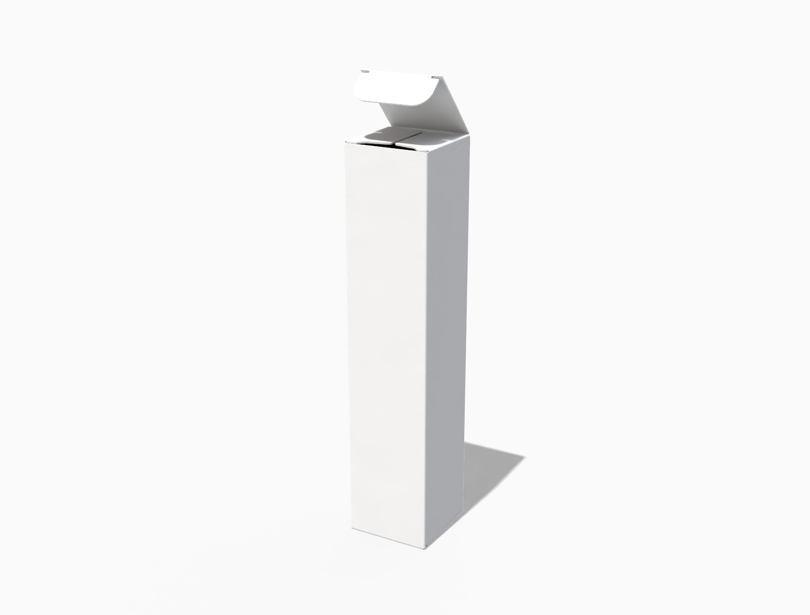 Maqueta de caja para cápsulas de café — White paperboard