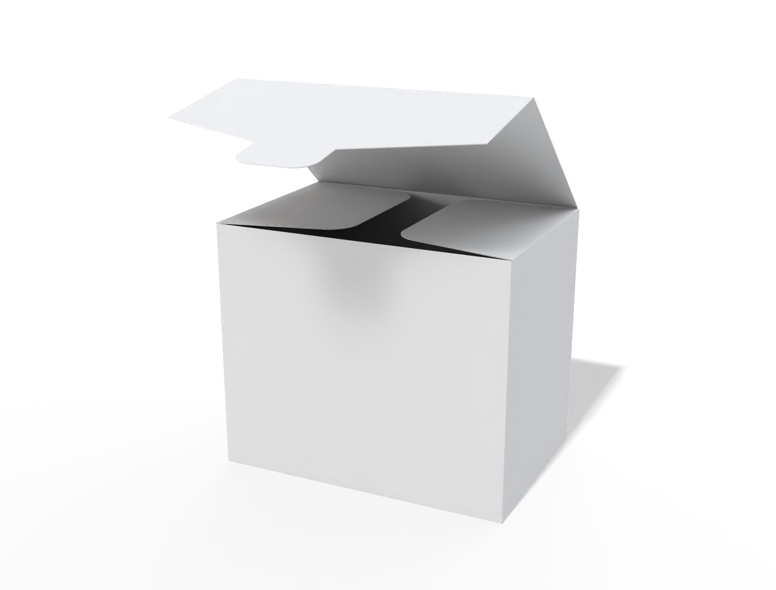 Coffee capsules box — White paperboard