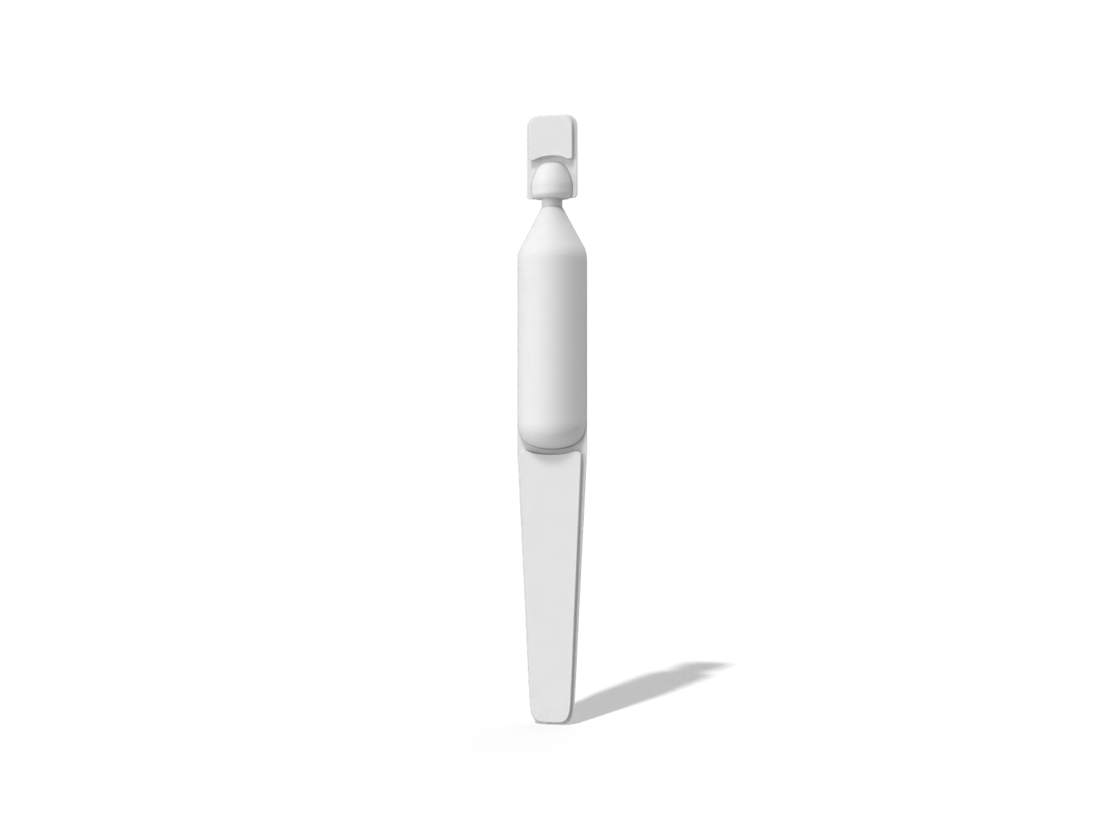 Glass ampoule — Clear glossy plastic