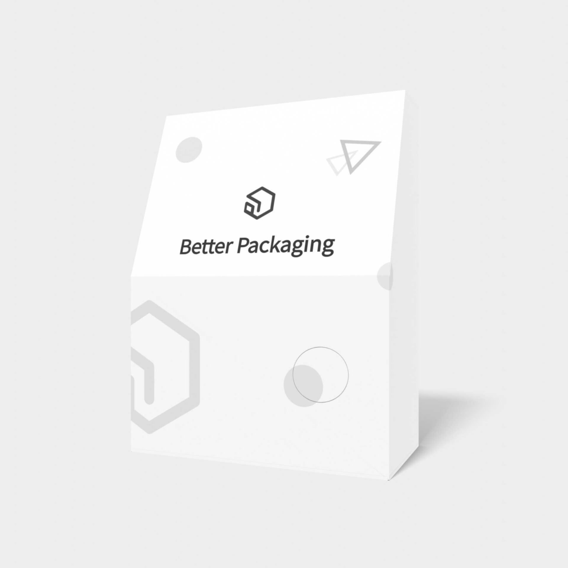 Tuck end box variations bevel lock inserts — White paperboard
