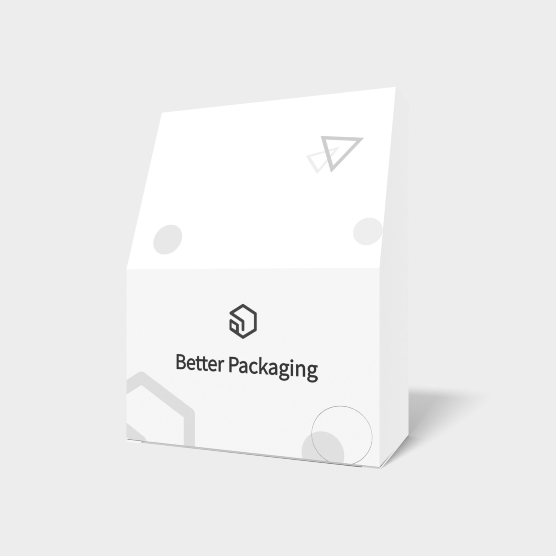 Tuck end box variations bevel reverse mortise lock boxes — White paperboard