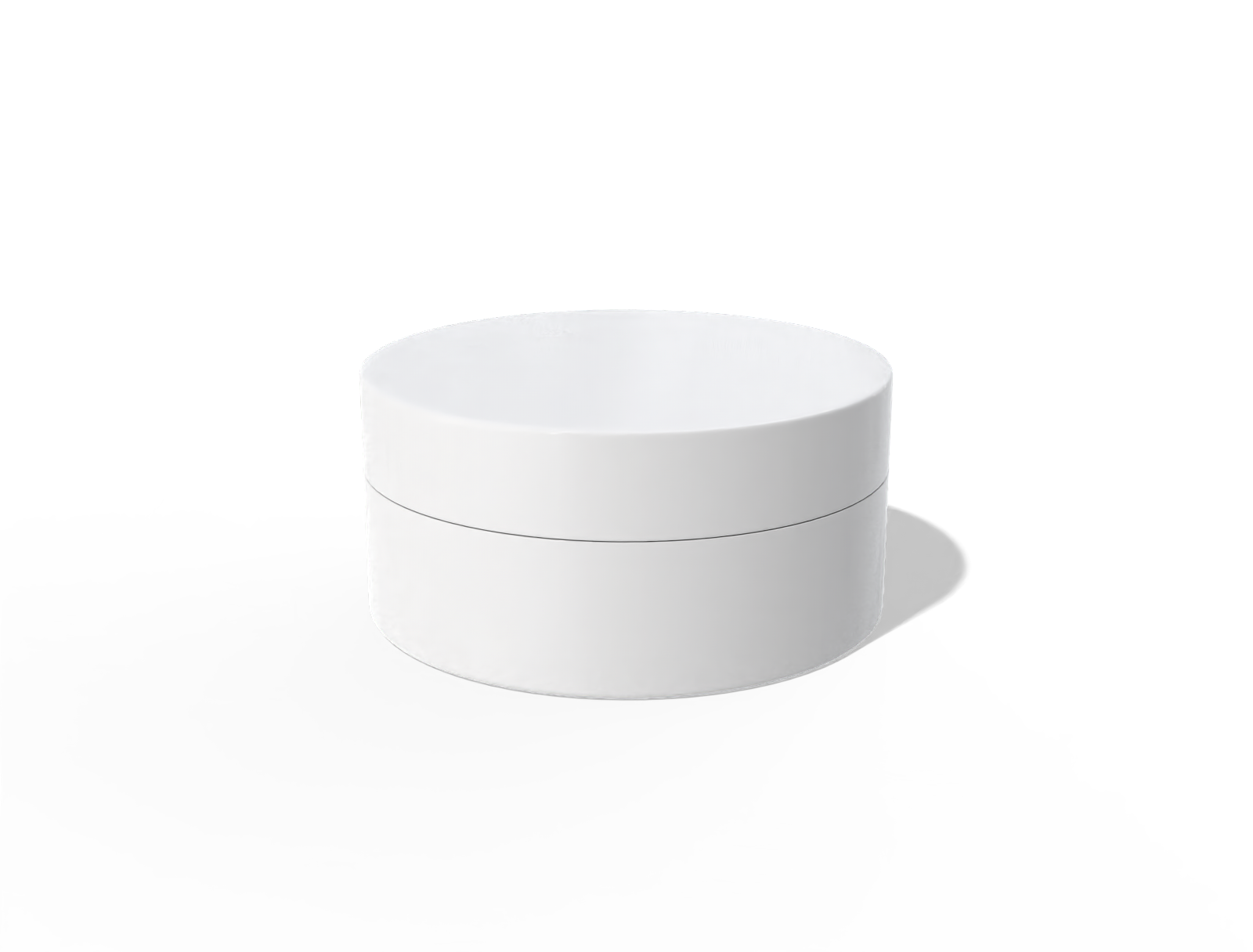 Cream jar — Glossy plastic