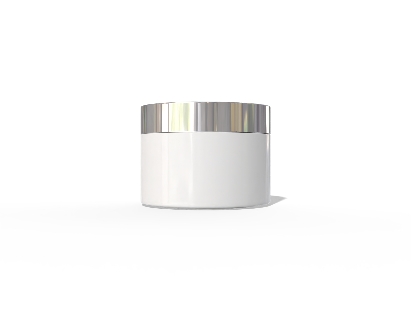 Cream jar — Glossy plastic